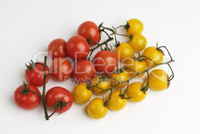 Mixed Red and yellow baby tomatoes