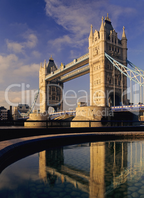 Tower Bridge at dawn London UK