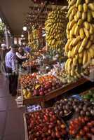 Fruit market Funchal Madeira