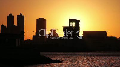 sunset in bahrain