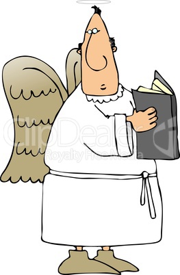 Angel with a hymnbook