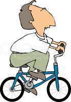 Man on a bike