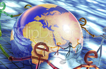 E-ring around the world