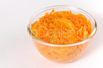 Moroccan carrot salad with orange