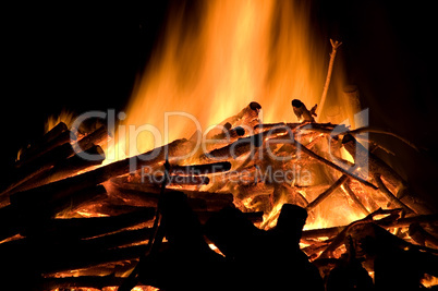 Bonfire at Fall Festival