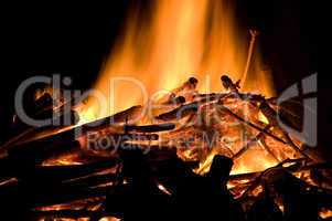 Bonfire at Fall Festival