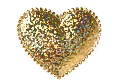 Golden Decorative Heart