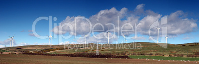 Scotland. Busbiemuir Windfarm