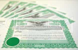 Stock Photograph Of Blank Stock Cer
