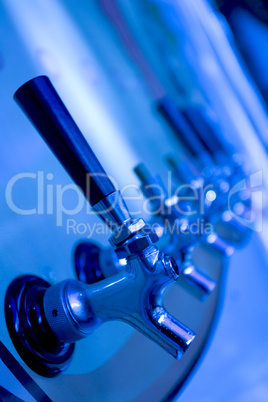 Stock Photograph Of A Row Of Beer T