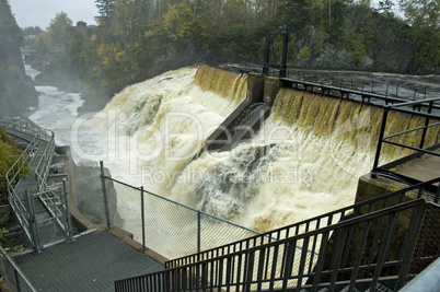 Dam, Magaguadavic River, Canada