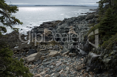 Shoreline near Otter Cove, Acadia