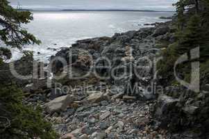 Shoreline near Otter Cove, Acadia