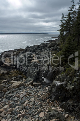 Shoreline near Otter Cove, Acadia