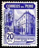 Postage stamp Peru 1949 Industrial Bank of Peru
