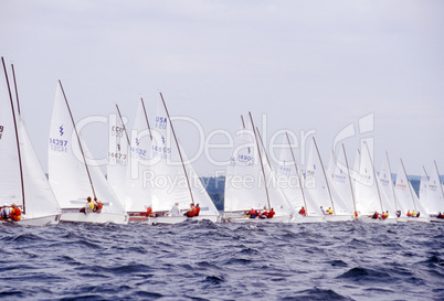 Sailboat racing