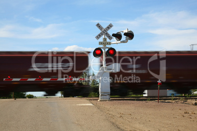 Railroad crossing fatality site
