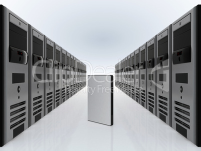 Computer servers and DVD software c