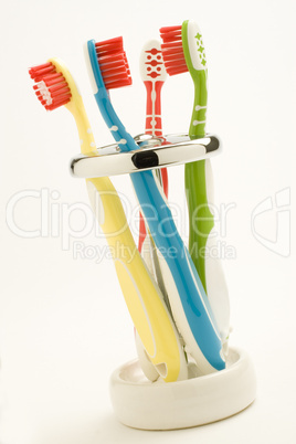 Colorful Toothbrushes