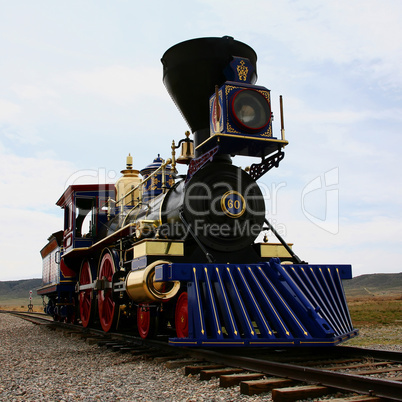 Steam Locomotive at Golden Spike UT