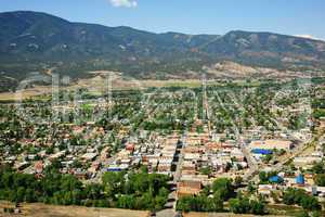 Aerial view of Salida Colorado
