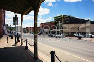 Downtown street scene Leadville CO