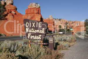 Red Canyon Utah, in the Dixie Natio
