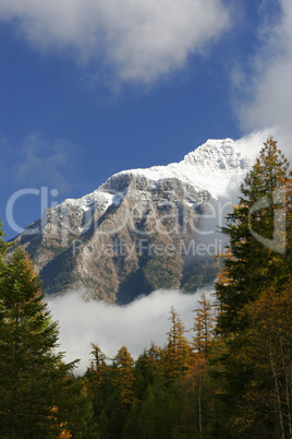 Snow Capped Peak Glacier Nat'l Park