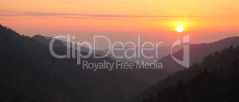 Great Smoky Mountain sunset