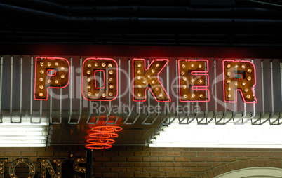 Poker sign