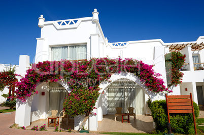 Villa decoration at the luxury hotel, Sharm el Sheikh, Egypt