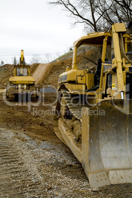 Heavy Equipment, New Road Construct