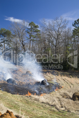 Mulch Fire at Condo Development