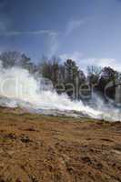 Mulch Fire at Condo Development