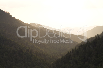 Sunset, Morton Overlook, Smokies