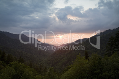 Sunset from Morton Overlook