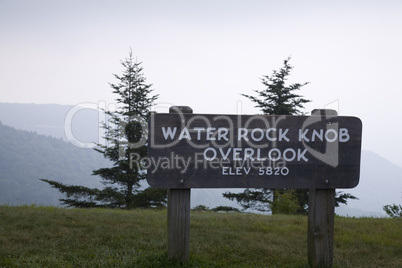 Water Rock Knob Overlook