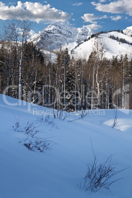 Winter Wasatch Mountains of Utah