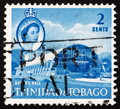 Postage stamp Trinidad and Tobago 1960 Queen's Hall, Port-of-Spa
