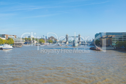 River Thames in London