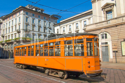 Vintage tram, Milan