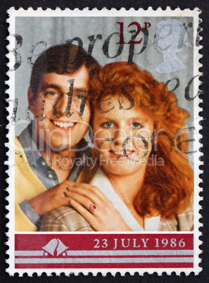 GREAT BRITAIN ? CIRCA 1986: a stamp printed in the Great Britain