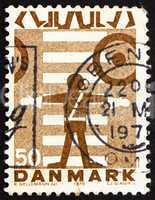 Postage stamp Denmark 1970 School Safety Patrol