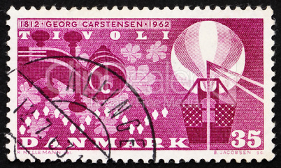 Postage stamp Denmark 1962 Violin Scroll, Leaves, Lights and Bal