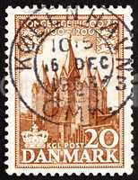 Postage stamp Denmark 1953 The Church of Our Lady, Kalundborg