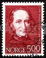 Postage stamp Norway 1984 Christopher Hansteen, Astronomer