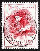 Postage stamp Norway 1983 Jonas Lie, Writer