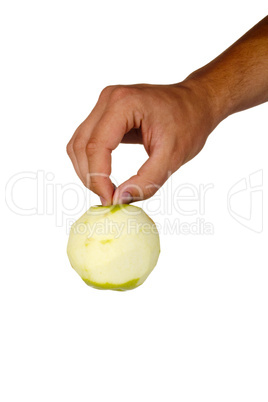 Peeled Granny Smith Apple