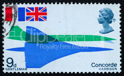 Postage stamp USA 1969 Concorde