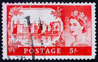 Postage stamp GB 1952 Caernarfon Castle, Wales